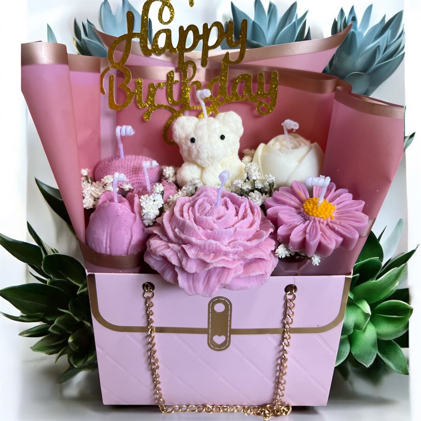 Candle Flowe Bag