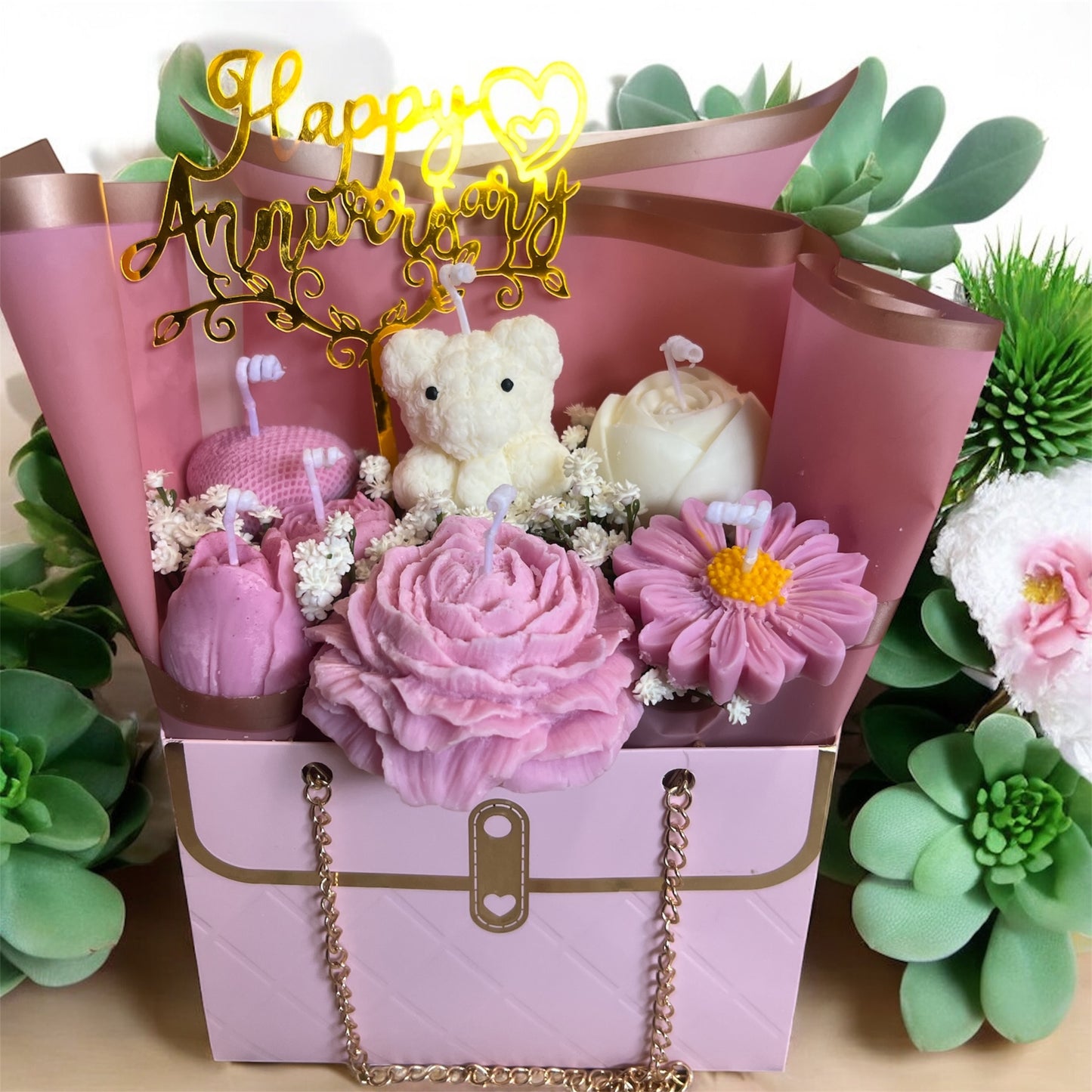 Candle Flowe Bag
