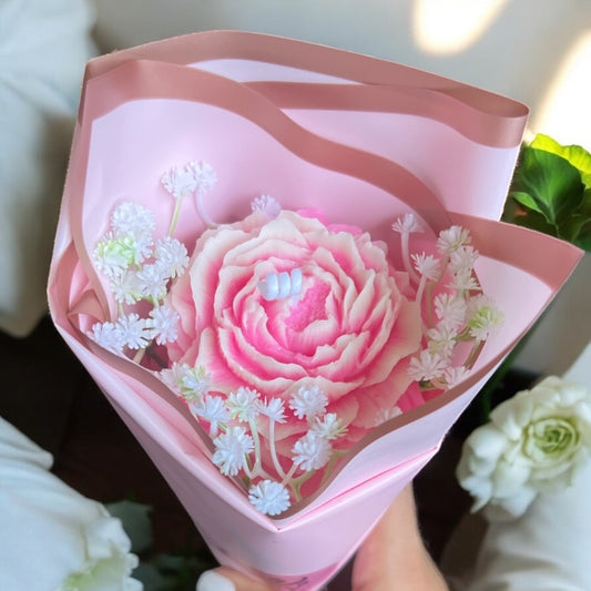 Blush Peony β Single Sculpted Candle Wrap
