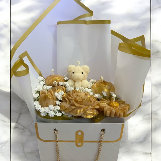 Golden Dreams Luxury Candle Collection Box