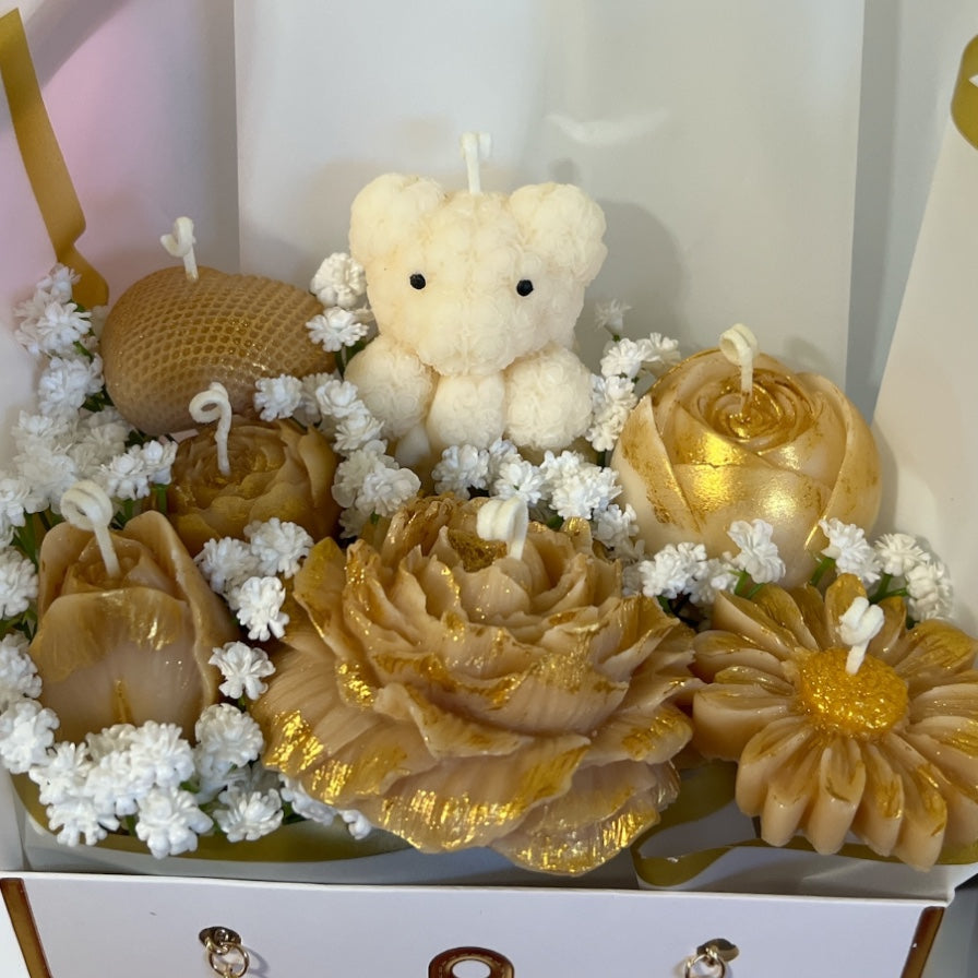 Golden Dreams Luxury Candle Collection Box