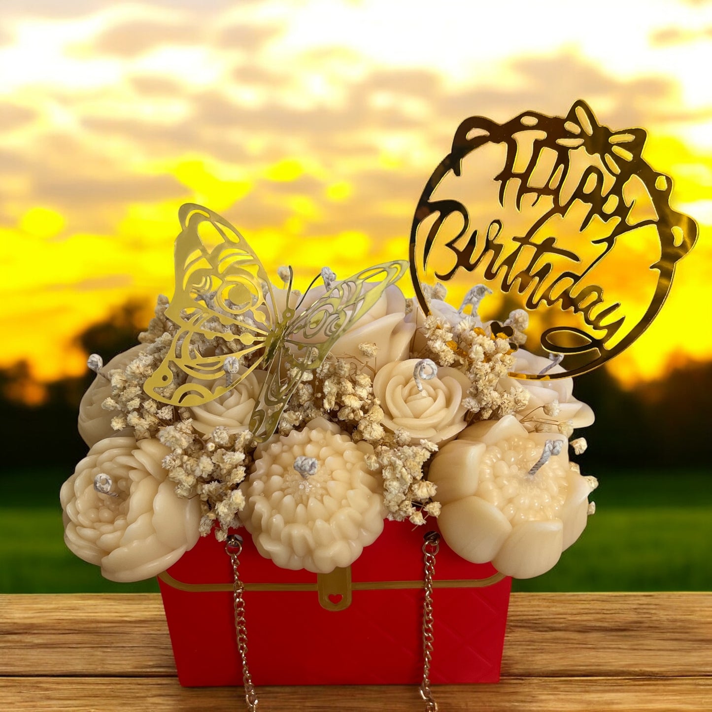 Butterfly Bloom Candle Box πΈβ¨