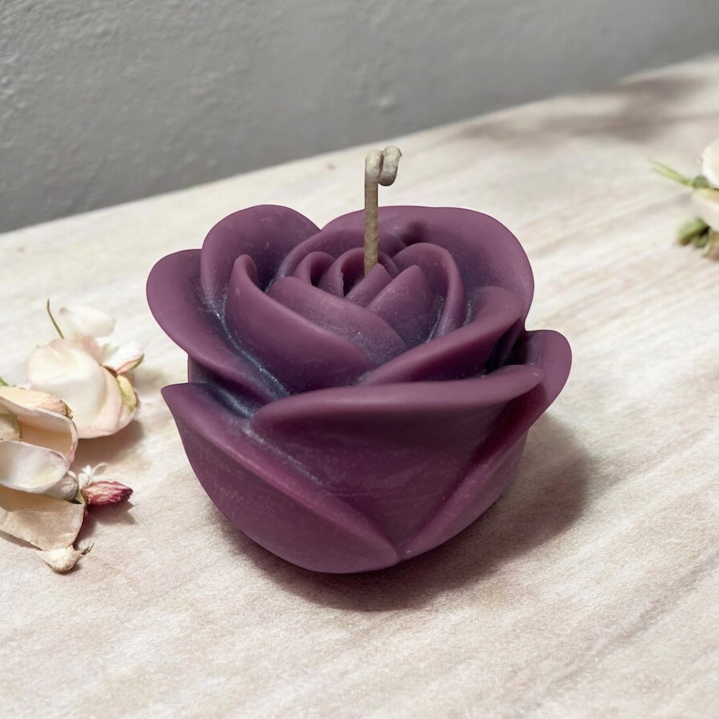 Rose-Shaped Candle – Handmade Decorative Flower Candle for Gifts & Home Decor