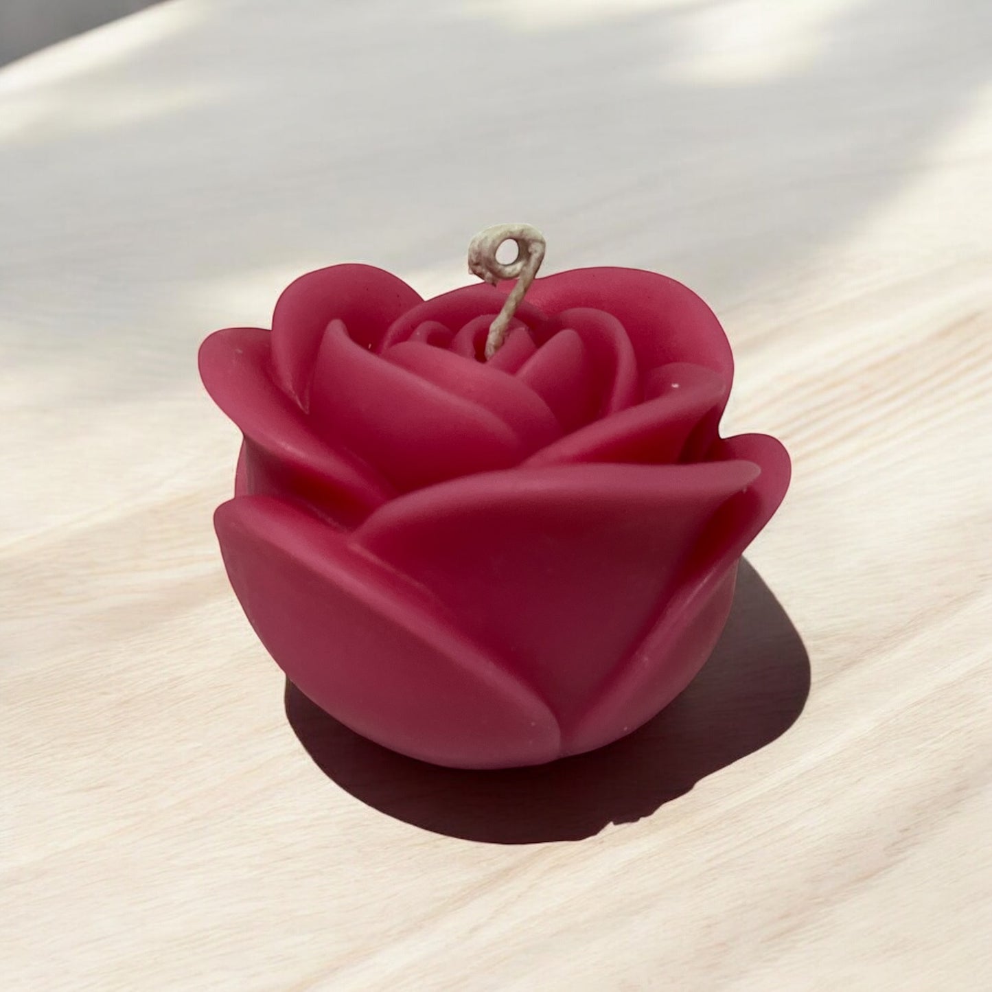 Rose-Shaped Candle – Handmade Decorative Flower Candle for Gifts & Home Decor