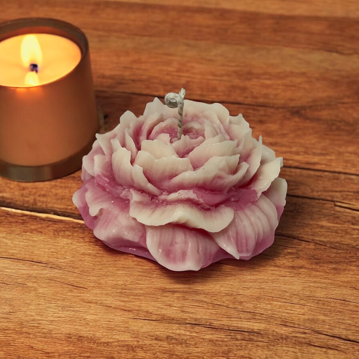 Realistic Rose Candle – Handmade Flower Candle for Elegant Home Decor & Gifts