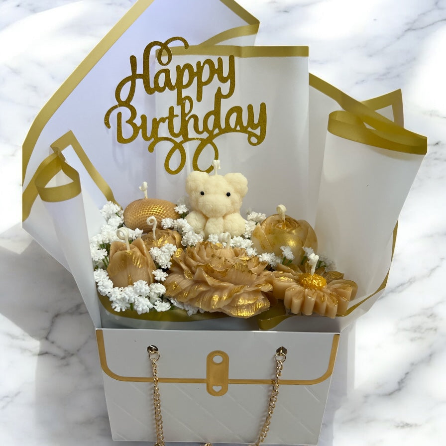 Golden Dreams Luxury Candle Collection Box