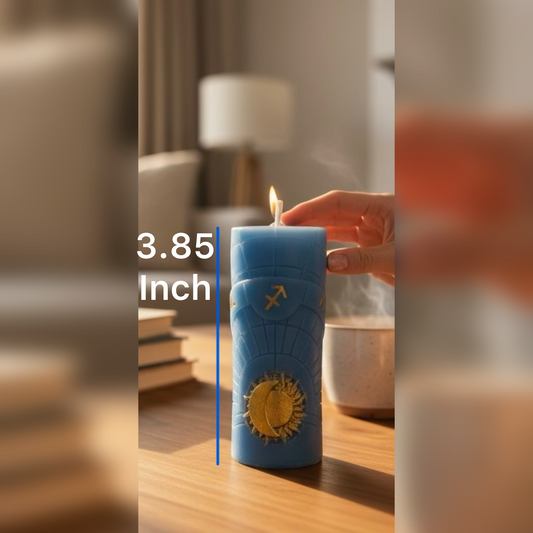 Celestial Sagittarius Ritual Candle – Freedom, Vision & Inner Expansion